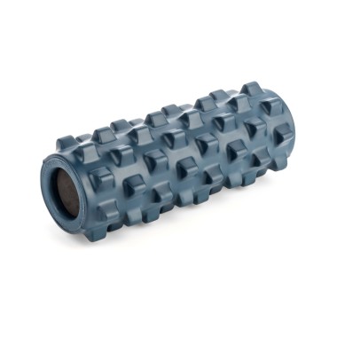 [RU-C126]_RumbleRoller_12__Compact_Original_Blue_Textured_Foam_Roller